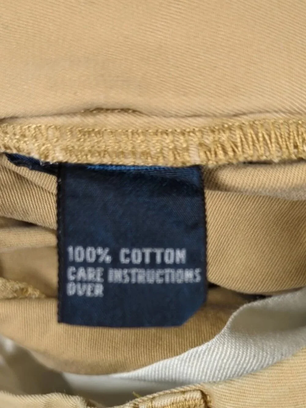 Polo Ralph Lauren Pants Mens 38x32 (Actual 37x30) Tan Pleated Front Cuffed Chino